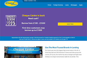 Cheque Centre Screenshot